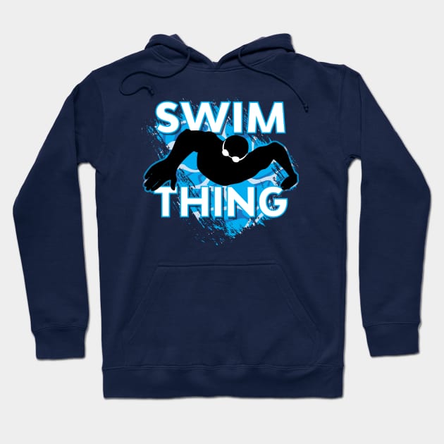 Swim Pool Swim Thing Hoodie by atomguy